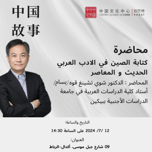 中国故事 | “现当代阿拉伯文学中的中国书写”讲座成功举办