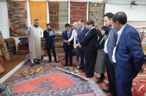 la fin de l'exposition itinérant de l'artisanat Sino-marocain à Marrakech 