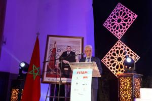 le premier étape de l'exposition itinérant de l'artisanat sino-marocain ( Méknes)