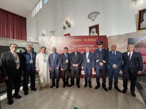 le premier étape de l'exposition itinérant de l'artisanat sino-marocain ( Méknes)